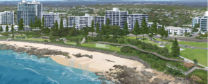 Green Space Urban Award - Mooloolaba Foreshore Development (Image: Andrew Tremelling Architectural Illustrations)