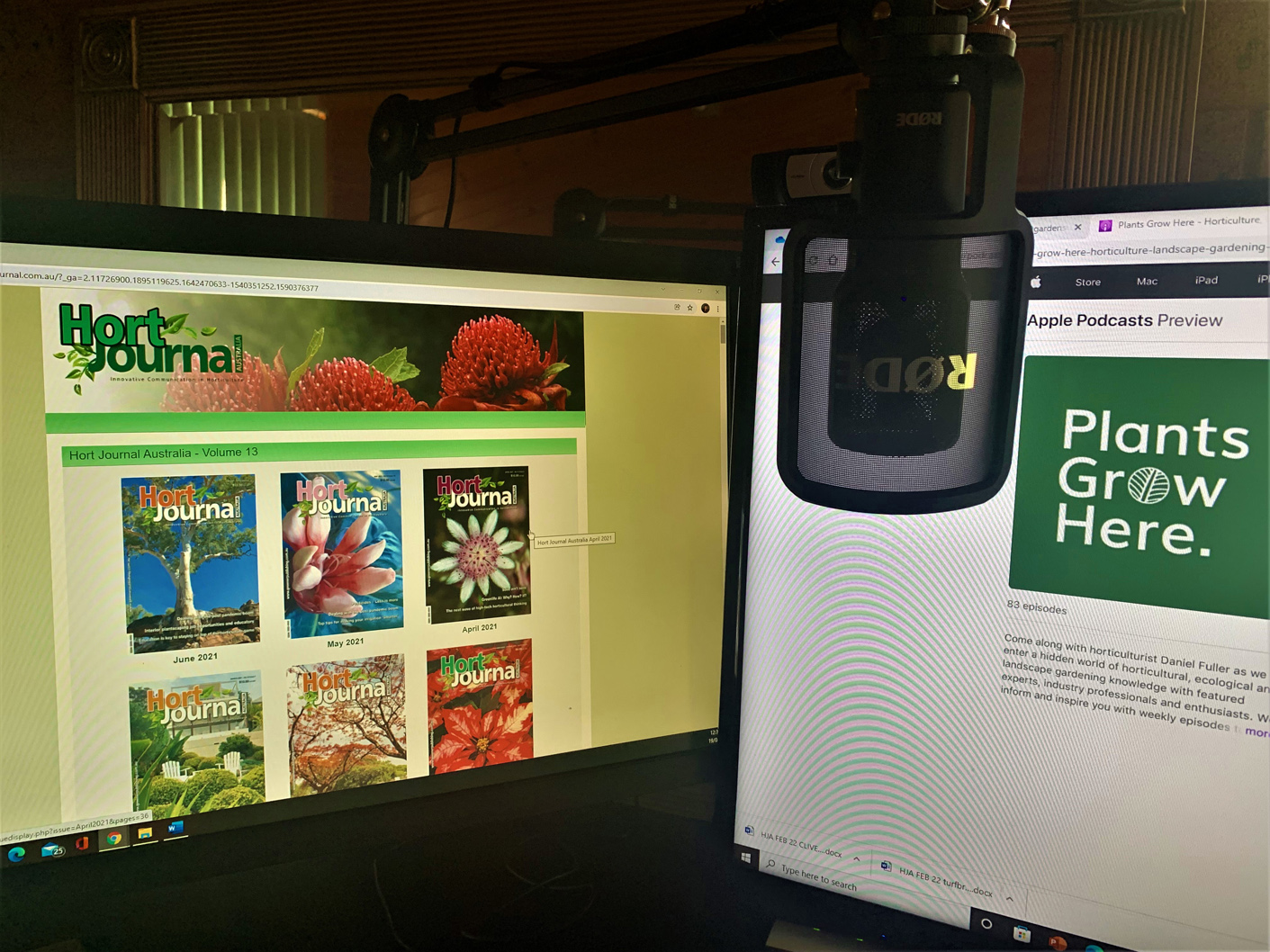 Australian landscape gardening and horticultural industry podcast Plants Grow Here