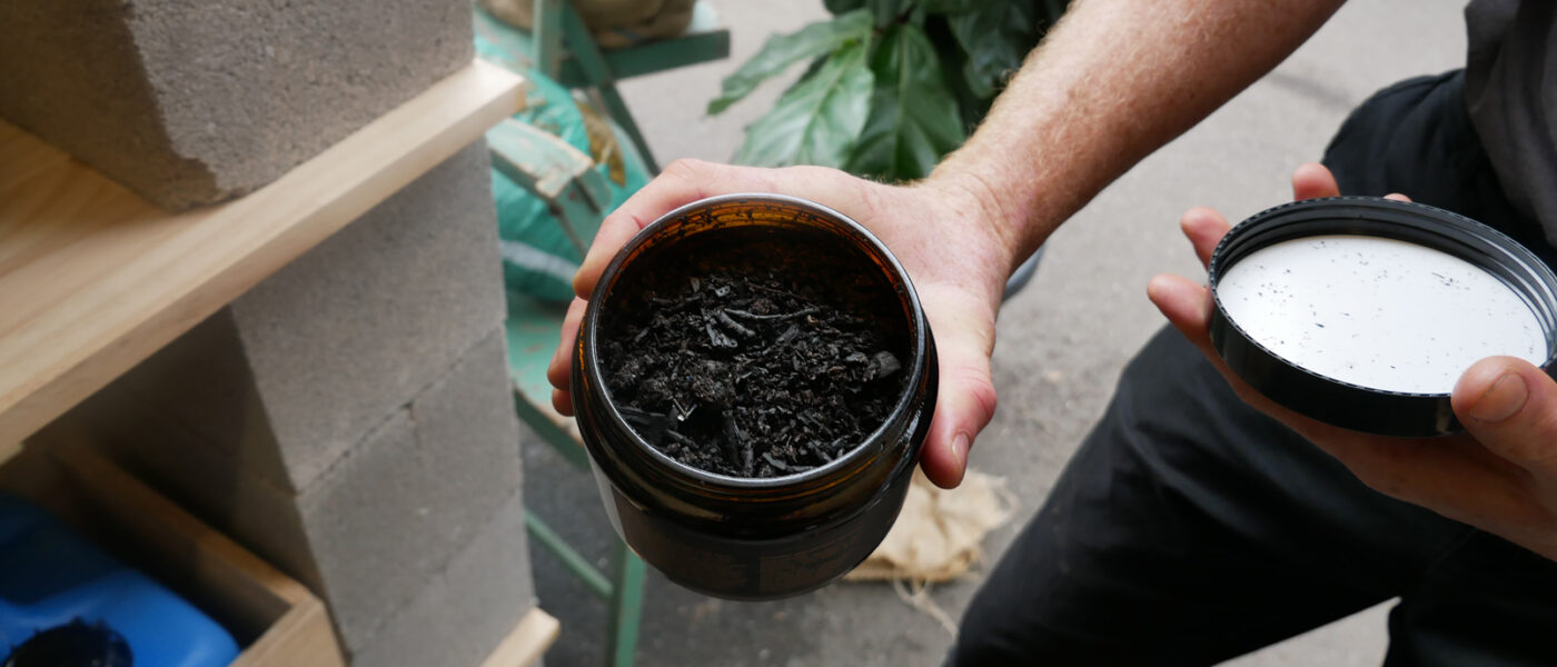 Bio pellets from The Plant Runner, a certified organic slow-release fertiliser made from a combination of seaweed and frass. (Image: Karen Smith)
