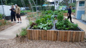 The Sustainable Landscape Company displaying their food cube (Image: Karen Smith)