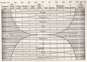 Influence of pH on the availability of nutrients