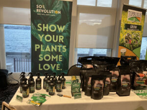 A range of soil and plant health products (Image: Karen Smith)