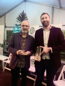 Award winners Denis Crawford and Daniel Austin (Image: Karen Smith)
