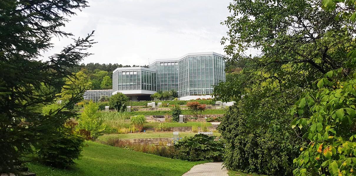 Architectural landmark – the Tropicarium at University of Tübingen Botanic Garden