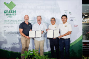 (L-R) Michael Casey, Alan Burnell, Goh Eng Lam, and Jeverss Choo (Image: LIAS)