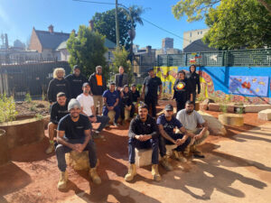 The Wildflower crew went ‘back to school’ for this installation in Glebe