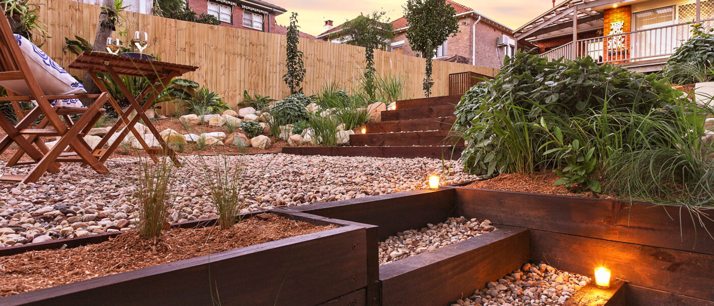 Landscape construction requires many skills (Image: Rich Earth Landscape Gardens)