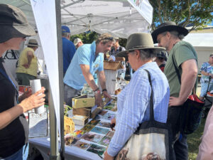 Stall holders were kept busy with interested visitors