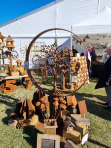 Garden ornaments were a popular feature at the show (Image: Patrick Regnault)