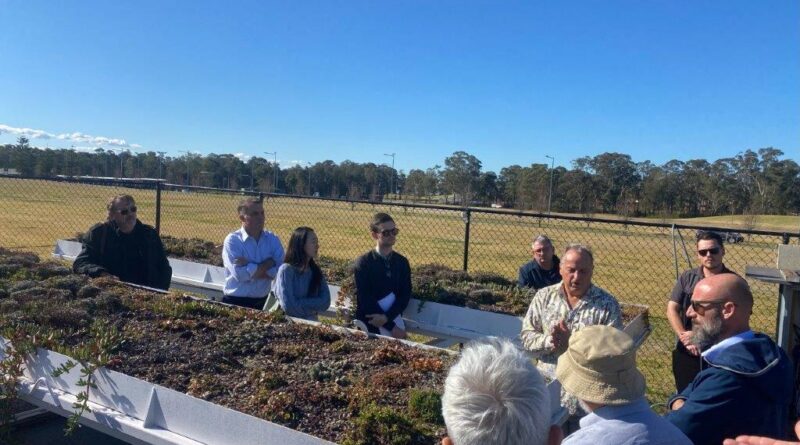 ‘Purple Roof’ plant and infrastructure trials with Western Sydney University (Image: Michael Casey)