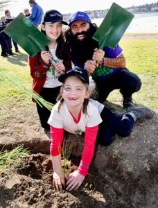 Estelle and Claudia Dee with Costa Georgiadis