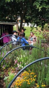 Horticultural Therapy Garden at end Ed’s House of Hope, an eating issues/disorder charity (Image: Meg Chatterton)