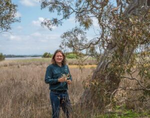 Martin Potts at Clydebank Morass, a significant wetland system of the Gippsland Lakes, where he has planted over 4 million trees and enhanced over 500ha of wetlands in the past 10 years