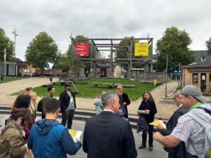 A walking tour of Hilversum where nature reserves, green streets and playgrounds were located close to every resident