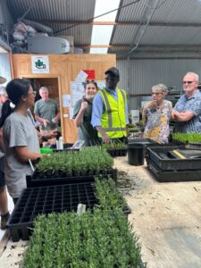 Guests enjoyed demonstrations given by Peninsula Growers team members (Image: Dermot Molloy)