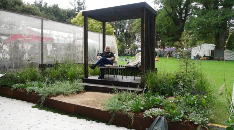 Natallie Back’s 'The Sustainable Sanctuary' was built from the grant awarded to her from Open Gardens Victoria (images supplied by Karen Smith)