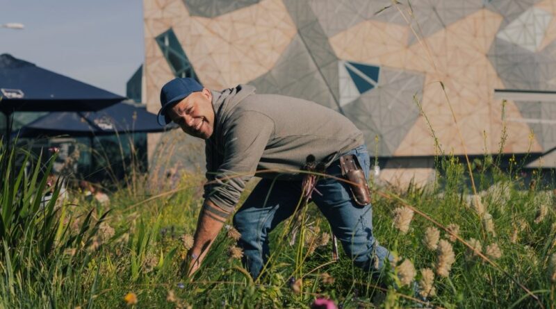 The new Laak Boorndap Head Gardener, Russell Larke, in action at the Test Garden (Image: MAP Co).