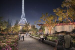 Concept showing how Laak Boorndap may look in the evening (Image: MAP Co)