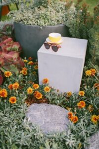 A detailed view of Pru Scriven’s gold-winning pocket garden ‘Dry Autumn’ (Image: Krystle Ricci)