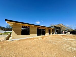 The Lithgow Women’s Shed hempcrete project in Lithgow NSW (images supplied by Dr Peter Irga)