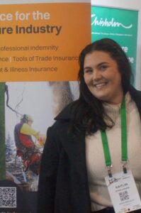 Kaitlin O'Halloran offered specialist insurance and risk advice for landscapers (images supplied by John Fitzsimmons)