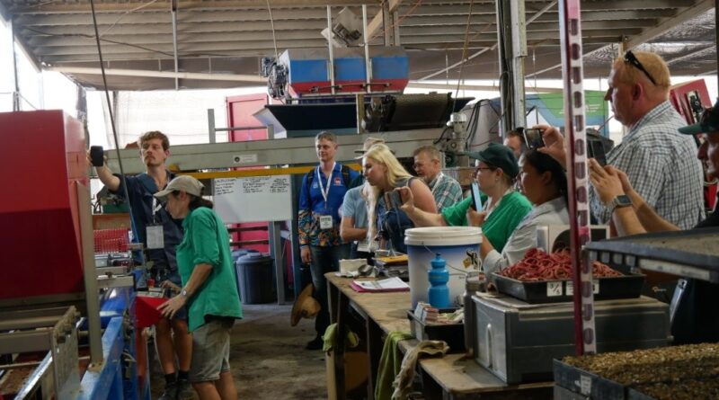 Delegates enjoying a visit to Flourish Nursery (image supplied by Karen Smith)