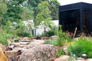 ‘Between Moments’, designed and constructed by Ben Hutchinson Landscapes (Image: Ludovic Vilbert, Inwardout Studio)