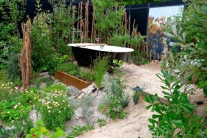 ‘Bush Bathing’, designed by Katie Fraser from Melbourne Polytechnic (Image: Ludovic Vilbert, Inwardout Studio)