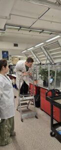 University of Technology Sydney researchers Stephen Matheson and Luowen Lyu conducting experiments using the environmental chambers (Image: University of Technology Sydney)