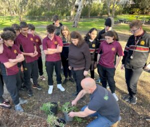 Creating more greenspaces in schools allows students to participate in the installation and upkeep along with having greenspaces to enjoy (Image: Evergreen Infrastructure)