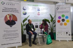Regular contributor to Hort Journal, John Corban aka the Landscaper’s Coach being ‘grilled’ by the author (Images: Ludovic Vilbert, Inwardout Studio)