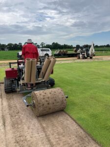 KWMI Turf Maxi Roll Installer (Image: Department of Crop & Soil Sciences, University of Georgia)