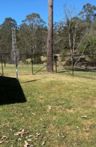 Before (a) and after (b), the latter shot showing the new garden pergola and fireplace (Image: Exotic Living)