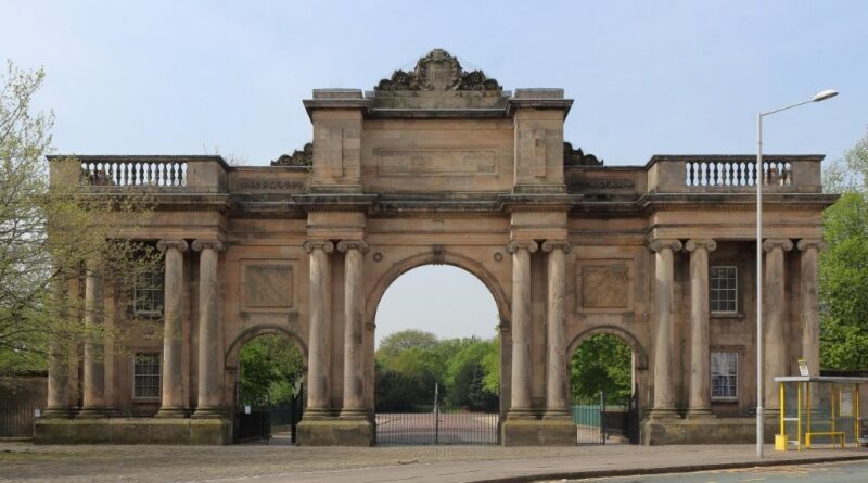 The Grand Entrance to Birkenhead Park (Image: Phil Nash via Wikimedia Commons, CC BY-SA 4.0)