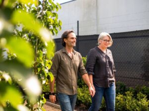 Celeste Cook undertaking a nursery walkthrough as part of the GrowConnex extension program (Image: Greenlife Industry Australia)