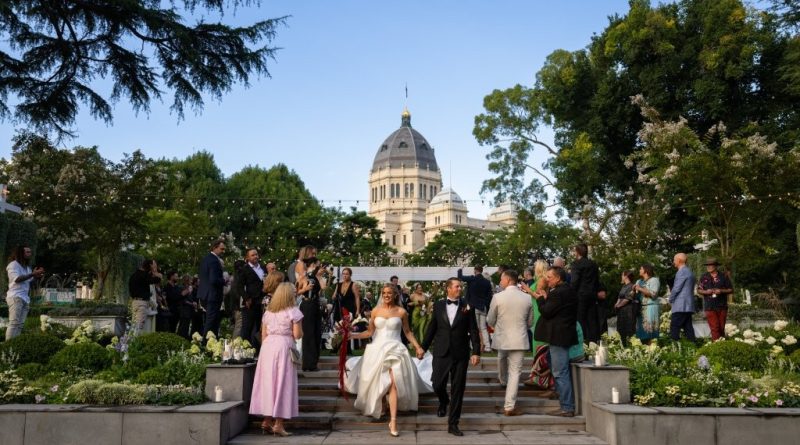 The ‘Wedding Garden’ (Image: Melbourne International Flower and Garden Show)